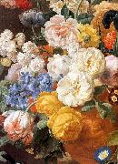 ELIAERTS, Jan Frans Bouquet of Flowers in a Sculpted Vase USA oil painting artist